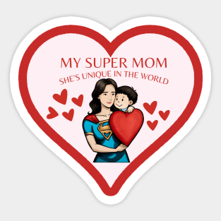 Super Mom Sticker